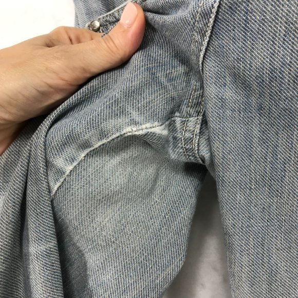 Donoratico by Ding Yong Jeans Womens Small 27 Straight Leg Light Wash RARE - Picture 10 of 15
